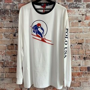 Polo Ralph Lauren Alpine Ski 92 USA Longsleeve T-Shirt
